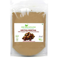 Homeda Reetha Powder For Hair  Organic Soap Nuts Powder For Hair (17 Oz - 500G) 100% Pure Indian Bath Powders - Aritha Powders For Hair Growth | Soap Berry Shampoo - Sapindus Mukorossi (1.1 Lb)