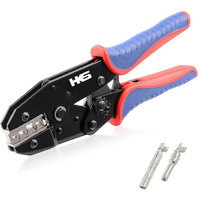 Hks Crimping Tool For Solar Pv Cable Connectors - Ratcheting Wire Crimpers - Awg 14-8 (2.5-10Mm?) - Ratchet Terminal Crimper - Electrical Crimping Tool