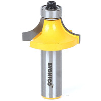 Yonico 13165 7/16-Inch Radius Round Over Edge Forming Router Bit 1/2-Inch Shank