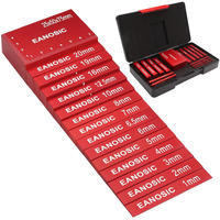 Eanosic Metric Setup Blocks Height Gauge Set  15Pcs Precision Aluminum Setup Bars Guage Block Set For Router And Table Saw Accessories Woodworking Set Up  Bars Include Laser Engraved Size Markings