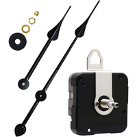 Tikround Original Youngtown 12888 High Torque I Shaft Clock Movement With Hands 5/16 Inch Maximum Dial Thickness  29/32 Inch Total Shaft Length With 330 Mm / 13 Inch Long Spade Hands.