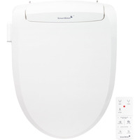 Smartbidet Sb-100R Electric Bidet Seat For Elongated Toilets With Remote Control  Stainless Steel Nozzle With Removable Nozzle Cap  Slim And Strong Design
