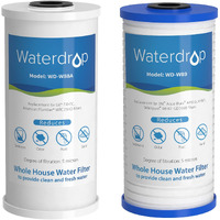 Waterdrop Fxhtc Ap810 10"" X 4.5"" Whole House Water Filter  Replacement For Ge? Fxhtc  3M? Aqua-Pure Ap810  Culligan? Rfc-Bbsa  W50Pehd  Gxwh40L  Gxwh35F  Dupont Wfhd13001  Pentek? R50-Bb