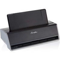 Swingline Electric Hole Puncher 2 Hole  28 Sheet Capacity Hole Punch  Jam Resistant  Touch Screen  Platinum (74532)