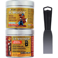 Pc Products Pc-Woody Wood Repair Epoxy Paste Kit With Mixing Tool  Two-Part 6 Oz In Two Cans  Tan (83321)