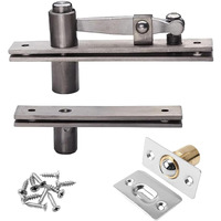 Tambee Pivot Door Hinge Hidden Door Hinges For Secret Door 304 Stainless Steel Hidden Bookcase Hinges With Door Ball Catch