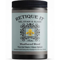 Water-Based Gel Stains By Retique It (32Oz Stain  50 Weathered Wood)