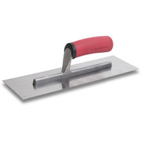 Marshalltown Qlt Concrete Finishing Trowel  14 X 4 Inch Stainless Steel Blade  Soft Grip Handle  Ft144Ss