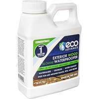 Eco Advance Exterior Wood Siloxane Odorless Spray-On Application Waterproofer Water Repellent  Safe For Use Around Plants  Pets  And People  Concentrate  16 Oz  Makes 1 Gallon