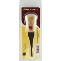 Flexcut Palm V-Tool  High Carbon Steel  Solid Ash Handle  5/32 Inch  45 Degrees (Fr317)