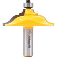 Yonico Table Edge And Handrail Router Bits 2-1/2-Inch Diameter Classical Ogee 1/2-Inch Shank 13127