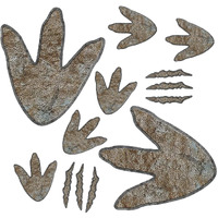 90 Pieces Dinosaur Decor Dinosaur Footprints Floor Decals Peel And Stick Dinosaur Track Stickers Removable Dinosaur Tracks Wall Decals Vinyl Footprints Wall Decal For Baby Nursery Bedroom Home Decor