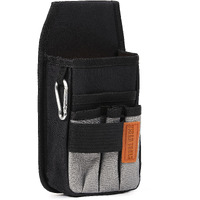 Vidar Tools Small Tool Pouch With Belt Clip Tool Pouch Bag.Tool Belt Pouches Electrician Tool Pouch.Mini Organizer Pocket Attachment For Tool Belt 5 Pockets And Heavy-Duty Metal Belt Clip Attachment.