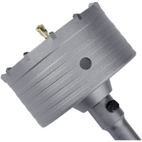 Guicgoc 110Mm (4-1/3 Inch) Concrete Hole Saw With 220Mm Sds Plus Connecting Rod  Tungsten Carbide Teeth (7.7Mm X 4Mm) Cement Hole Saw For Concrete Cement Brick Wall Stone 110Mm (4-1/3 Inch)