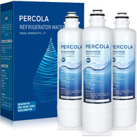 Percola Borplftr50 Refrigerator Water Filter  Replacement For Bosch Ultra Clarity Pro 12033030  11032531  11025825  12028325  Borplftr55  Wfc100Mf  Wfs200Mf  B36Ct80Sns  B36Cl80Ens (White  3 Pack)