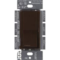 Lutron Dvstv-Br Diva 8 Amp 3-Way/Single-Pole 0-10V Dimmer  No Neutral Required  Brown