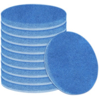 10 Pack Polyester Filter Replacement For Indoor Dryer Vent  Circular Replacement Filter Suitable For Kiss Core Indoor Dryer Vent  Dryer Lint Filter  Polyester Dryer Filter Replacement