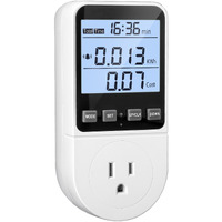 Upgraded Watt Meter  Watt Usage Meter Plug Home Energy Monitor Consumption  Electricity Usage Monitor  Energy Voltage Amps Kill Tester With Backlight  Overload Protection  8 Modes Display