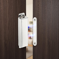 6 Pack | Heavy-Duty Magnetic Door Catch - 90Lb Pull Force  Stainless Steel  Anti-Rust  Ideal For Screen Door  Pantry Door  Barn Door And Rv Doors.