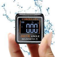 Ultra Small Digital Angel Finder Magnetic Level  Rechargeable Angle Cube  Table Saw Miter Gauge  4 * 90 Degree Protractor Electronic Inclinometer  Wood Working Measuring Tool