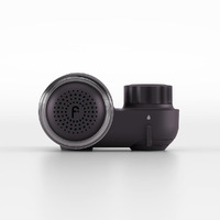 Filterbaby Skincare Filter 2.0  Bathroom Sink Filter Water Faucet For Skin Care  Clinically Tested Starter Kit  Filter W/10 Faucets Adaptors  Sink Water Filter For Skin Protection (Black)