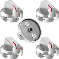 Ami Parts Dg94-03500A/Z For Samsung Stove Knob Replacement (5Pck) And Dg94-04167 Dg94-03500U Gas Stove Knobs-Models Nx60T8111Ss Nx60T8311Ss Nx60T8711Ss For Samsung Oven Burner Top Stove Knobs