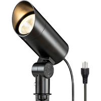 Sunvie 30W Outdoor Led Spotlight 120V Waterproof Landscape Spotlights 3000Lm Ultra Bright Spot Lights Outdoor 3000K Warm White Landscape Lights With 6 Ft Cord For Flag Pole Tree Yard Path Garden Decor