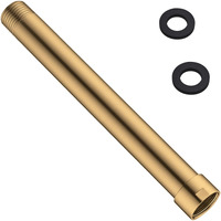 Shower Extender Arm  Bstiiu 8 Inch Extension Arm For Overhead Rainfall Shower Head  Brushed Gold