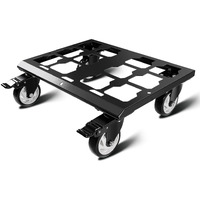 Heavy Duty Tool Box Dolly Compatible With Mil.Waukee Packout Toolboxes  Thickened Carbon Steel Frame And Larger Wheels With Brake System  No Drilling Required  Load-Bearing Capacity Up To 200Lb