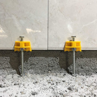 10 Packs Wall Tile Leveling Apparatuses Portable Tile Lifting Tool Adjustable Height Locator For Building Walls & Floors  Doors And Cabinet