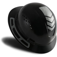 Lohastour Full Brim Hard Hat Safety Helmet Vented Ansi Z89.1 Approved Osha Hard Hats Construction Men Women Adult(Full Brim Black)