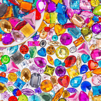 Aptkin 1000 Pieces Sew On Rhinestones Sew On Crystals Sewing Gems Jewels Acrylic Mixed Shapes Rhinestones With Sewing Holes For Clothes Diy Crafts Costume Garment Shoes Decoration (Multicolor)