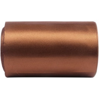 Yycraft 4 Inch Wide Satin Ribbon Satin Fabric Spool For Grand Opening Cutting Ceremony Wedding Birthday Party Decoration Gift Craft (22 Yards Brown)