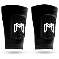 Medicaptain Mini Shin Guards Soccer - Built In Mini Shin Pad Sleeves For Men  Women  Teens - Small Shin Guards - Lightweight  Breathable  Shin Defender Leg Protection (Black  Mini (3.9 X 2.4 In))