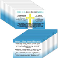 240Pcs Spanish Way To Heaven Gospel Tracts Plan Of Salvation Prayer Cards Pocket Little Jesus Bible Christian Tracts For Evangelism Church Gifts (Amino Al Cielo  3.5 X 2.24 In)