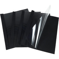 Rayson Tbc10-25 Thermal Binding Covers  3/8 Inch  Black Letter Size Holds 90 Sheets  25 Pack