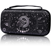 Constellation Magic Moon Sun Carry Case Compatible With Nintendo Switch Lite And Switch Oled  Hard Portable Travel Storage Bag For Accessories Console