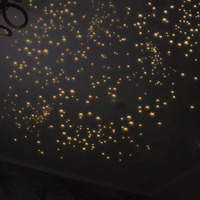 Glow In The Dark Stars Decals Decor 633 Pcs Luminous Dot Stars  3D Starry Stars Glow In The Dark Stickers For Ceiling Or Wall And Kids Bedroom D?Cor