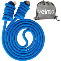 Veimia Flow Rope For Fitness High Performance Double Woven Workout Rope Adjustable Flow Jump Rope For Men Women Training Indoor Outdoor Cardio Exercise Rope For Beginner