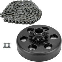 Go Kart Clutch 3/4 Bore 10T With #40/41/420 Chain  For Predator 212 Centrifugal Clutch Fit For Minibike Mb165 & Mb200 And Honda Cloned Engines Gc160  Gc190  Gx120  Gx140  Gx160  Gx200. Up To 2-6.5Hp