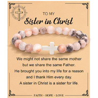 Paderast Christian Gifts For Women  Religious Cross Bracelet Gifts For For Mom/Daughter/Friend/Sister/Grandma