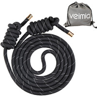 Veimia Flow Rope For Fitness High Performance Double Woven Workout Rope Adjustable Flow Jump Rope For Men Women Training Indoor Outdoor Cardio Exercise Rope For Beginner