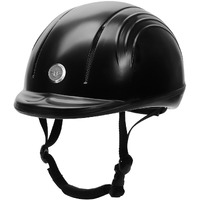 Tuffrider Starter Basic Equestrian Horse Riding Helmet - Black - Medium