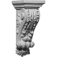 Ekena Millwork Cor05X05X12Da 5 1/4-Inch W X 5 3/8-Inch D X 12 1/4-Inch H Damon Corbel