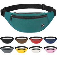 Frenou Fanny Pack For Women And Man Crossbody Bag Cross Body Bag With Adjustable Strap For Travel Running Hiking Walking Workout Green