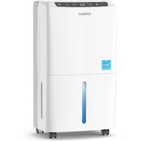 Waykar 2000 Sq. Ft Most Efficient Energy Star 2025 Dehumidifier For Home And Basement With Auto Or Manual Drainage  Quiet 33Db Operation  0.6 Gallon Water Tank Capacity