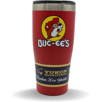 Buc-Ee's Red Stainless Steel Tumbler With Bucky The Beaver  Double Wall Vacuum Insulated  20 Ounces