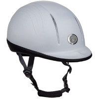 Tuffrider Starter Basic Equestrian Horse Riding Helmet - White - Medium