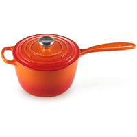 Le Creuset Enameled Cast Iron Signature Saucepan  2.25 Qt.  Flame