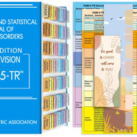 Dsm-5-Tr Index Tabs  2022 Coded And Laminated Dsm-V Tr Tabs  Including 94 And 6 Blank Ones  With Alignment Guide And Bookmark